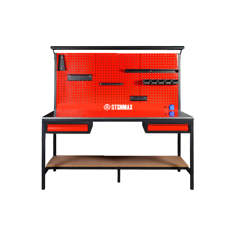 Stonmax Çalışma Tezgâhı 2 Metre 2 Çekmeceli