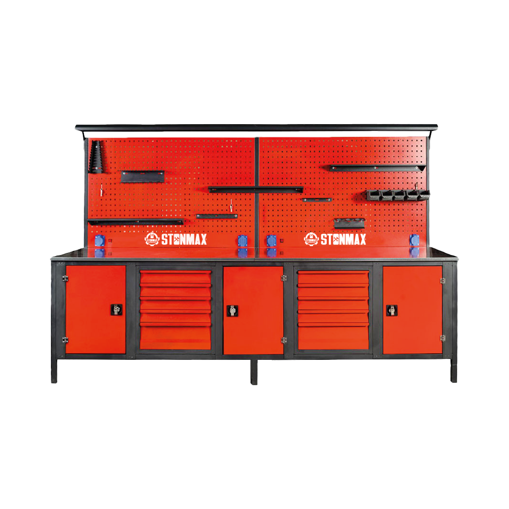 Stonmax Çalışma Tezgâhı 3 Metre 10 Çekmeceli