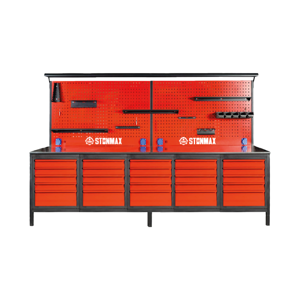 Stonmax Çalışma Tezgâhı 3 Metre 25 Çekmeceli