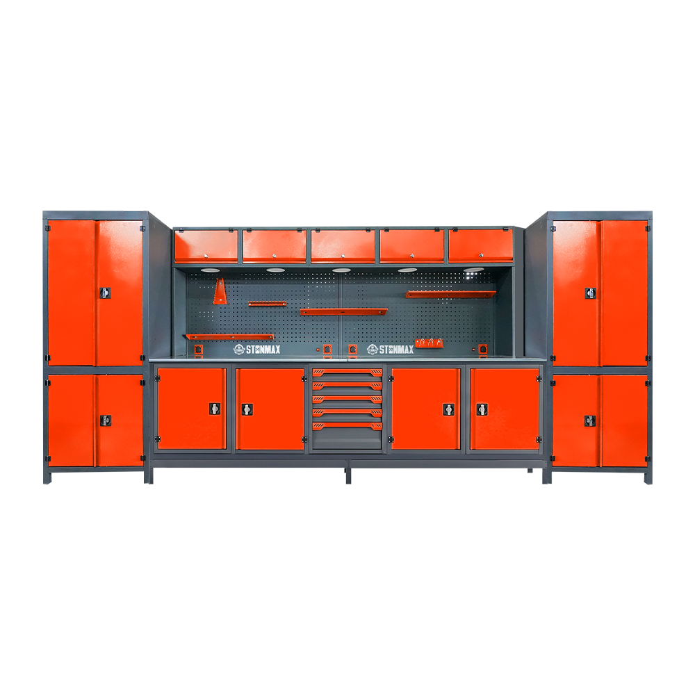 Stonmax Modüler Çalışma Tezgâhı 4.60 M 5 Çekmeceli 80x2 Dlp.