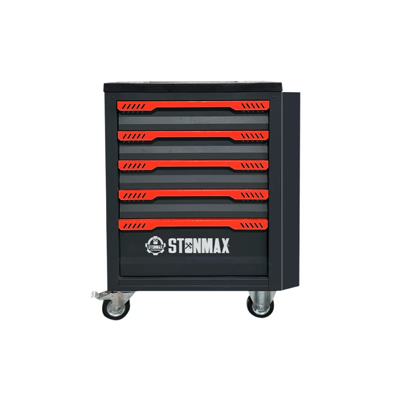 Stonmax Silver 5 Çekmeceli Takım Arabası Yan Cepli